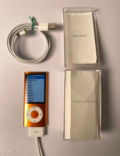 Apple ipod nano 8gb orange - nano,