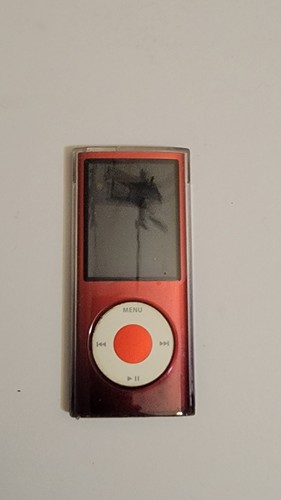 Apple ipod nano 5th gen - apple, red
