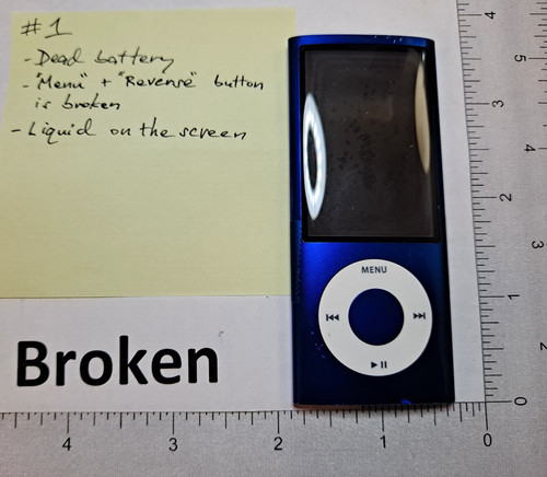 Blue apple ipod - ipod, nano
