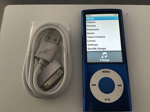 Ipod nano 5th gen blue - nano, 16gb